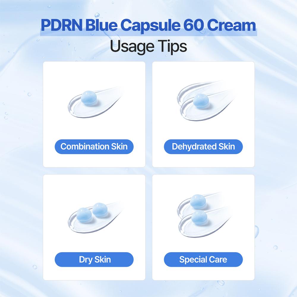 P.CALM PDRN Caffeine Blue Capsule 60 Cream 50ml