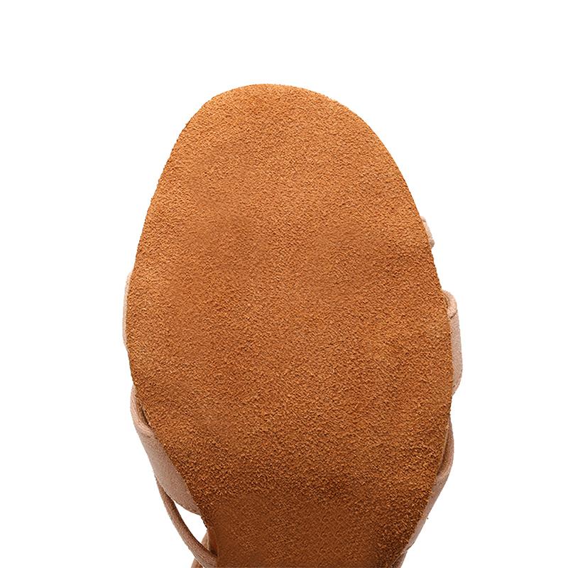 Scarpe da Danza Latina Donna Signora T-strap Salsa Tango Sala da Ballo Scarpe da Ballo Standard Altezza Tacco 7.5CM