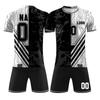 Conjunto Deportivo Personalizado de Dos Piezas DIY con Camiseta de Manga Corta y Pantalones Cortos para Uniformes de Equipo y Estampación Personalizada