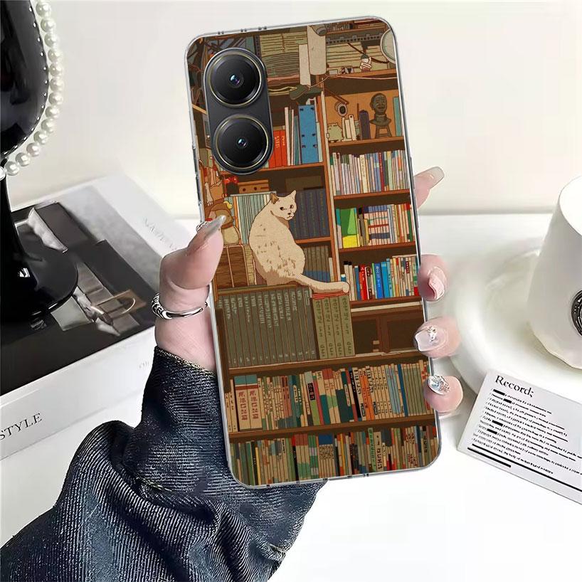 

Read Books illustration Reading Soft Phone Case For Xiaomi Redmi 15C 15 13C 13 Poco X5 X6 X7 F7 Ultra M7 12C 12 10 10C 9C 9A 9T Redmi 9A