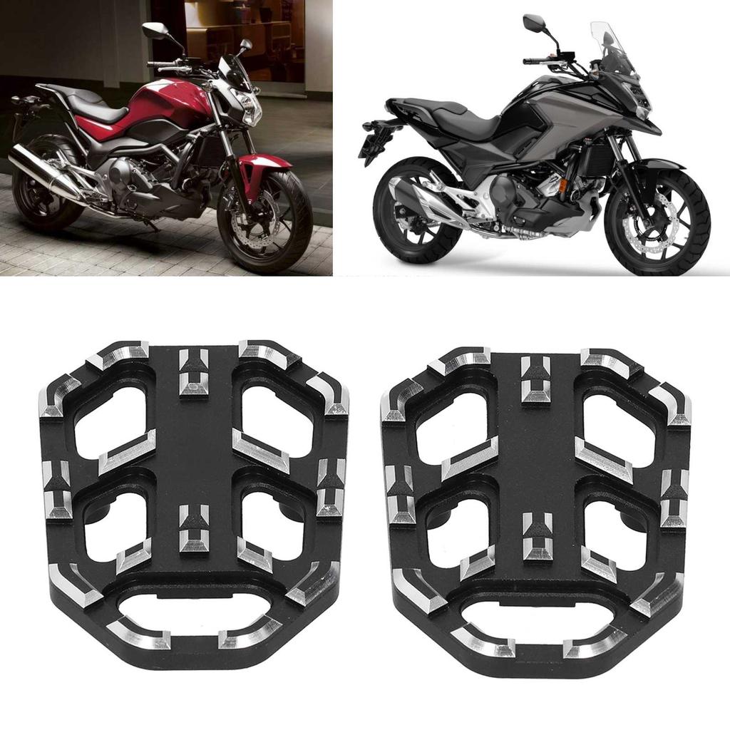 Pair Motorcycle Front Footrest Widen Foot Peg Pedal Fit for HONDA NC750X NC750S CB500X