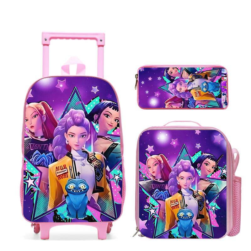 Kpop Witch Hunter Girl Group Schoolbag High Definition Printing Casual Crossing Border Lightweight Tie Rod Backpack One Piece Hair