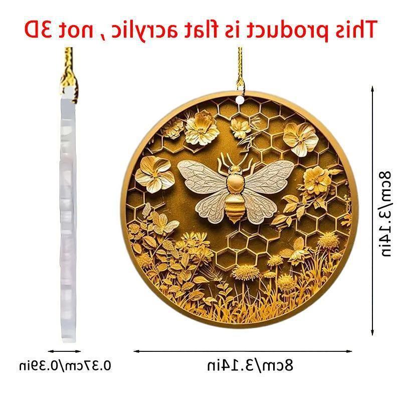 Cartoon Playful Bee Wreath Hanging Decoration Perfect For Gifts Decor And