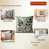 2D Floral Embossed Pattern Digital Printed Pillow Covers Pattern Cushion Cover Suitable For Sofa Bedroom Car Pillow Cover