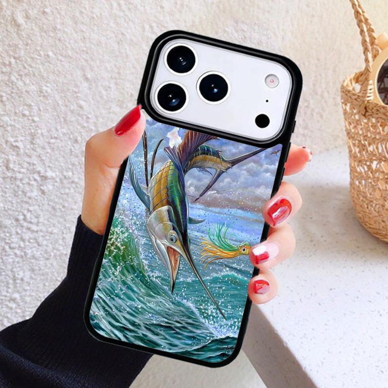 Trout Fish Fishing Phone Case For iPhone 17 Air 16 15 14 13 12 11 Pro Max Plus