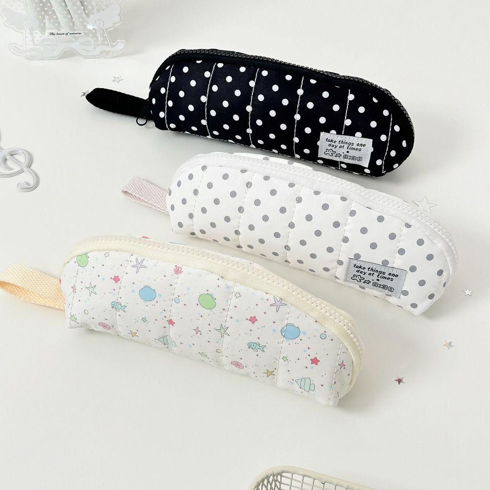 with Hand Strap Pen Bag Large Capacity Stationery Bag INS Pencil Case  Gift