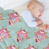 Strawberry Crepe Cookie! Cookie Run Kingdom Throw Blanket Blankets For Baby Decoratives Comforter for babies Blankets
