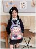 Large Capacity Cartoon Backpack for Kids - Cute, Fashionable, and Casual for School and Outdoor Use.