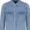 Armani Exchange Regular Fit Cotton Denim Shirt Men Shirts Blue XM001238-AF15123-MB001