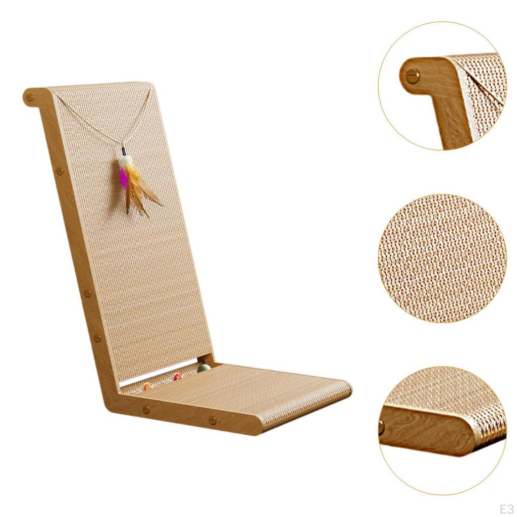 Cat Scratching Post, Cardboard Indoor Post for Kittens