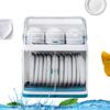 2-Tier Dish Rack with Lid Cover Dish Drying Rack Dish Drainer Detachable Drip Kitchen Dish Drainer Rack Organizer Storage
