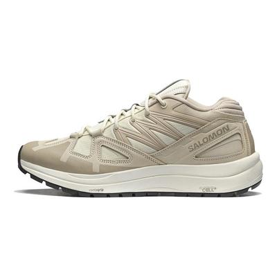 Odyssey 1 Cuero Avanzado Absorción de Impactos Antideslizante Duradero Zapatillas Funcionales de Exterior de Caña Baja Zapatos Unisex Caqui Claro 417522
