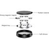 Aluminum-alloy Magnetic Action Camera Mount Stand Base,Car External Fixed Suction Cup Bracket Built-in 6 Magnets