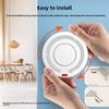 Wifi Smoke Detector With 360 Degree Detection For Home And Commercial Use