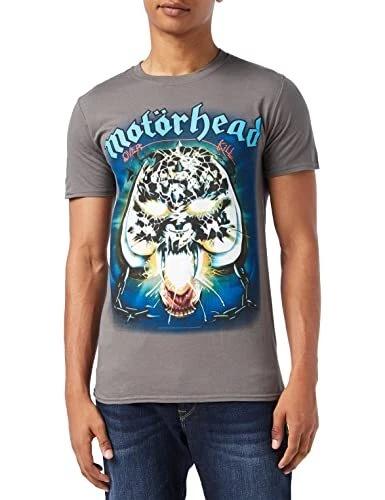 Motorhead Men s Overkill T-Shirt, Grey, Medium S