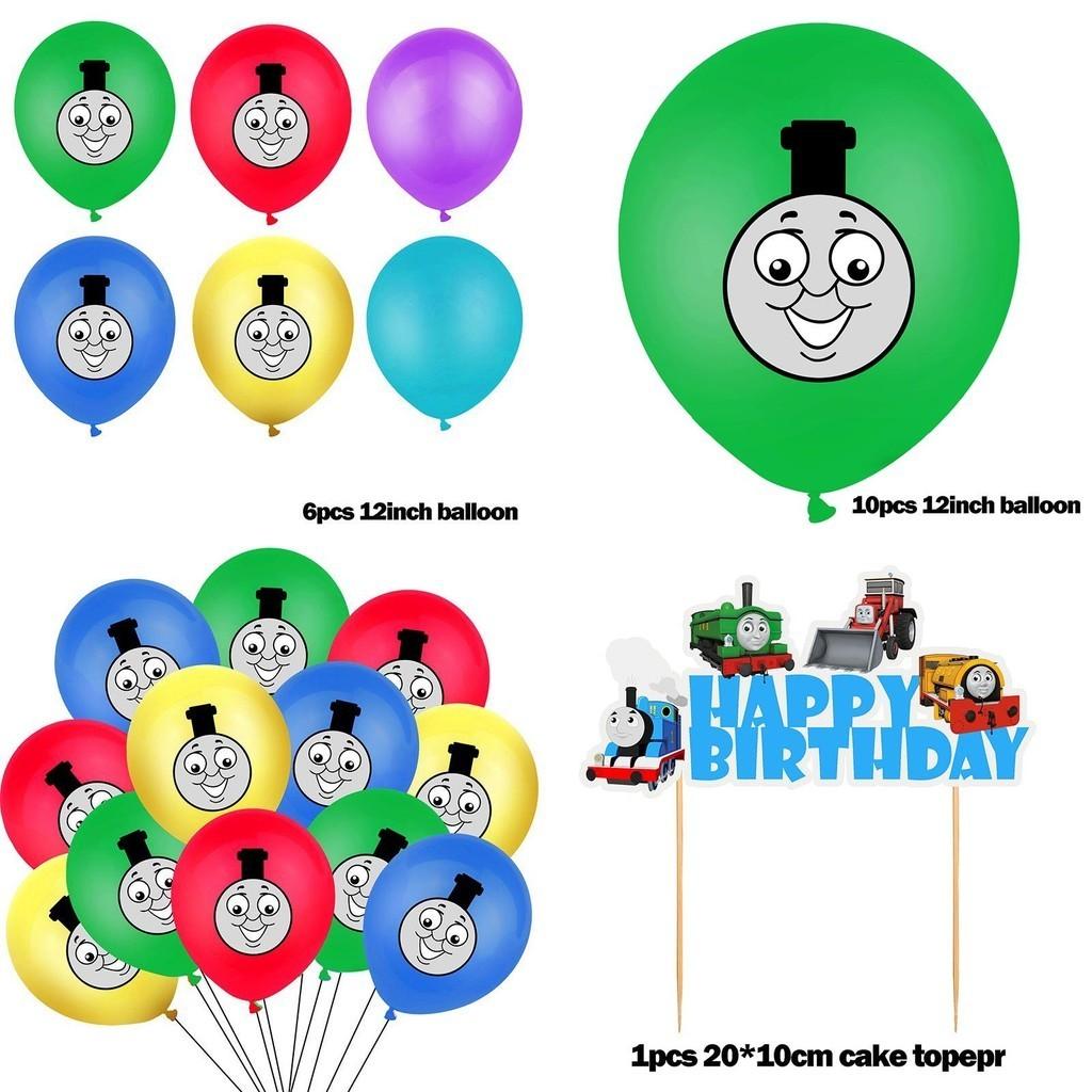 Vibrant Thomas Kids Birthday Party Supplies Decor Balloon Banner Cupcake Topper