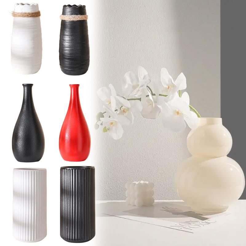 High Quality Ceramic Vase With Glossy Surface For Dining Table And Gift Purposes