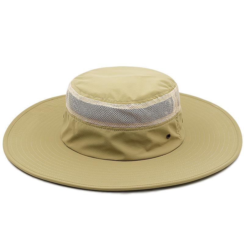 

Шляпа с большим обхватом головы большого размера с широкими полями, плоским верхом, летняя солнцезащитная шляпа от солнца, углубленная шляпа-ведро большого размера L（58-60cm） хаки