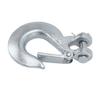 3Celsius8 Inch   Chain Hook 18000lb Load Capacity Alloy Steel Zinc Clevis Slip Hook with     for Trailer Truck Agricultural Equipment