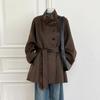 Trendy Women's Wool Coat 2025: Petite Hepburn Style Autumn/Winter Jacket