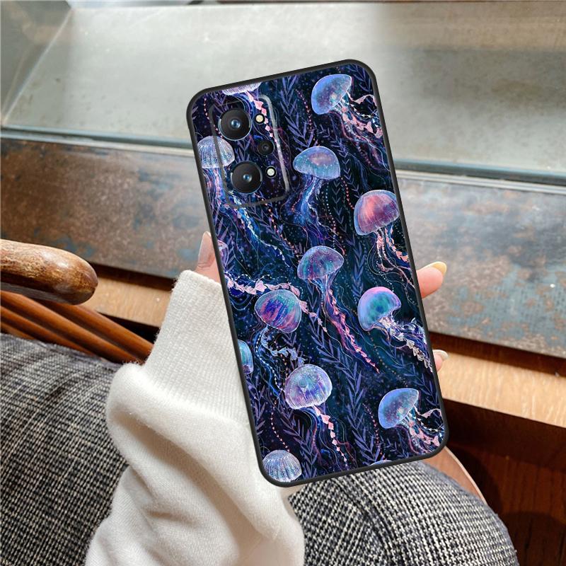 Magic Jellyfish Case For Realme 13 Pro Plus 11 12 14  C71 C75 C55 C51 C53 C25 C63 C61 C65 C67 GT6 GT7 15 Pro