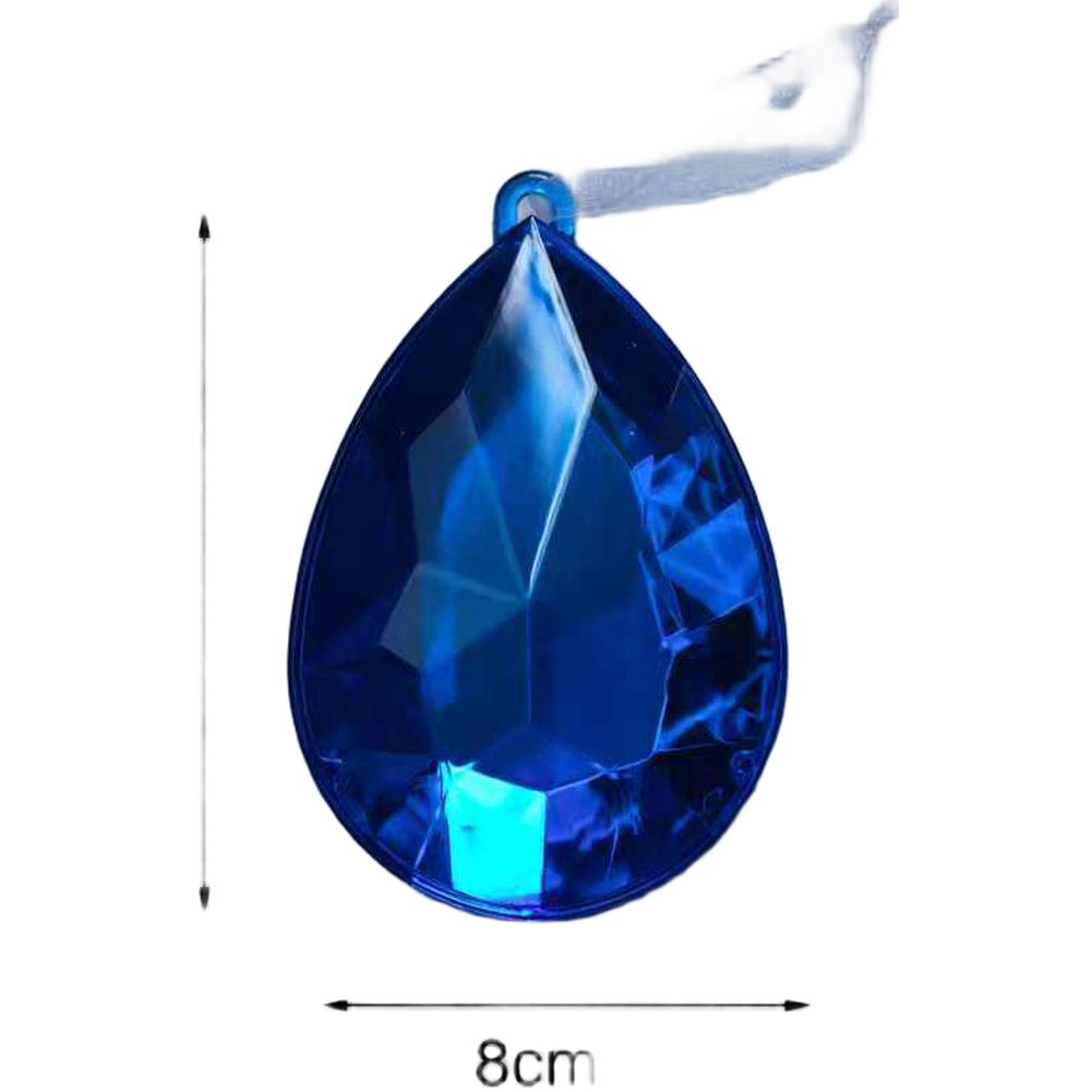 

Starry Azure Christmas Tree Ornament Simulated Plastic Gemstone Holiday Ornaments Christmas Tree Hanging Pendant