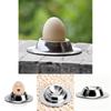 Stainless Steel Egg Holder And Sauce Dish For Kitchen Use
