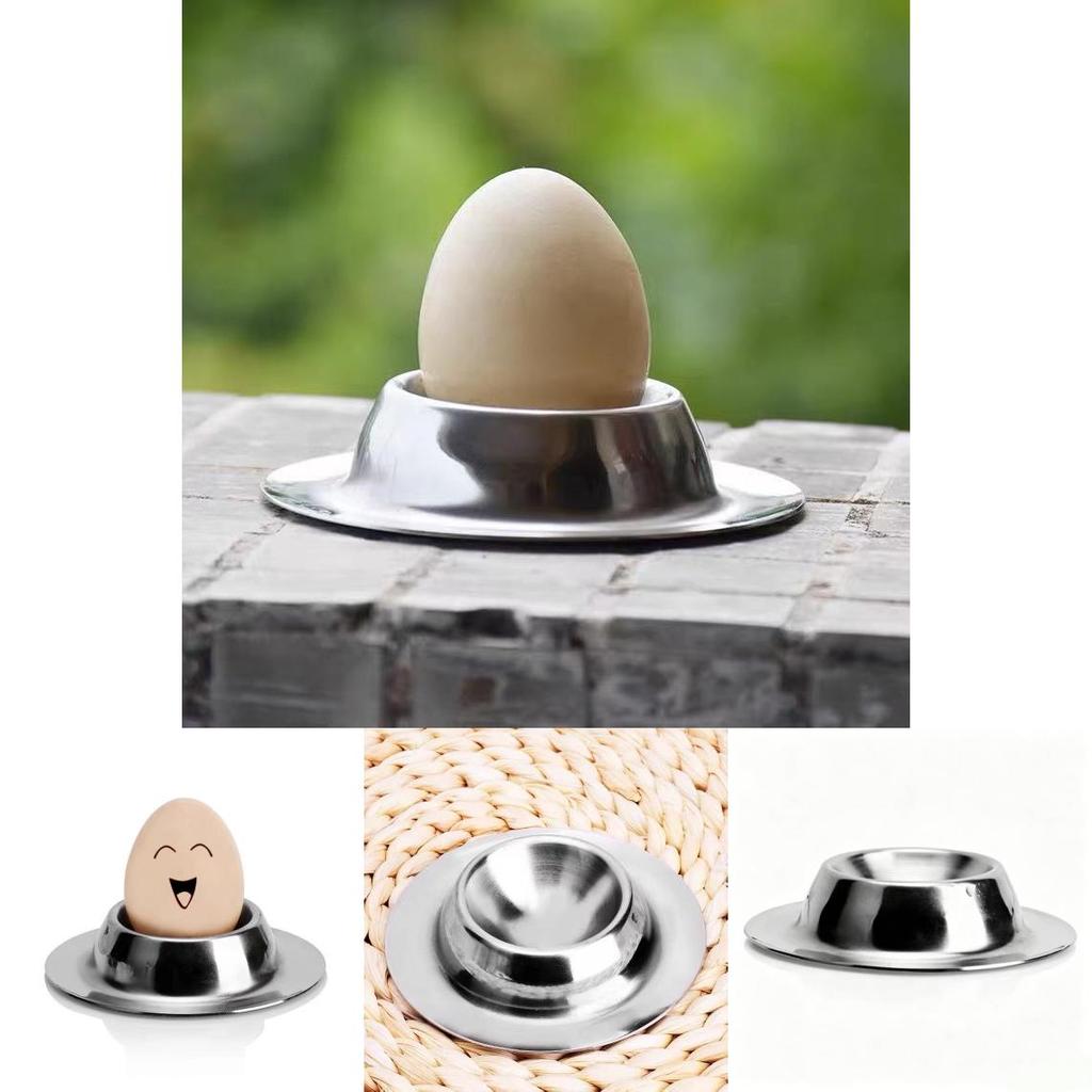 Stainless Steel Egg Holder And Sauce Dish For Kitchen Use
