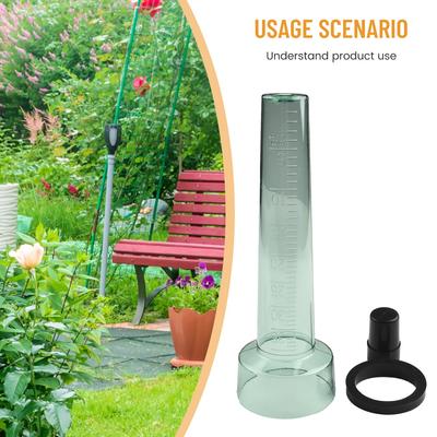 1 pz Pluviometro da giardino per esterni, leggero