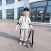 Boys'  Suits Boys' Sports Children's  Version of The Sweater  Two-piece Suit Children's Cartoon Casual