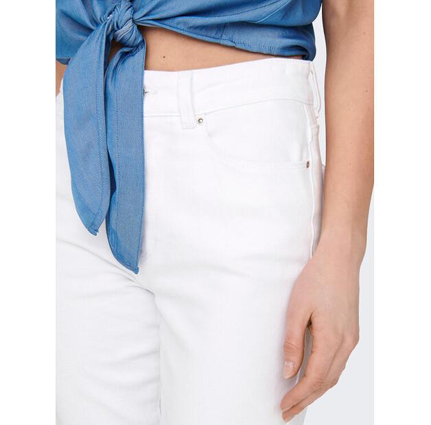 Джинсы ONLY Emily 15292435 белый Straight Fit