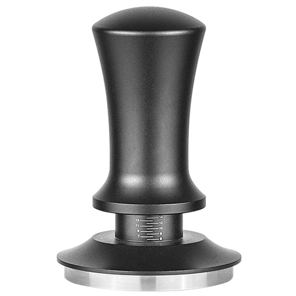Espresso Tamper 51mm 58mm Coffee Calibrated Spring Loaded Tamper with Stainless Steel Base Alloy Handle Barista Tools