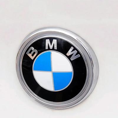 För BMW För BMW Blå och Vit Logotyp X6 E71 F16 X3 F25 X5 E70 F15 X4 F26 Framsköld 3D ABS Krom Baklucka Emblem Sköld Med B