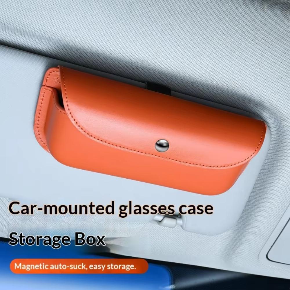 Multi-functional Car Sun Visor Organizer Easy To Install Vehicle Glasses Holder Truck