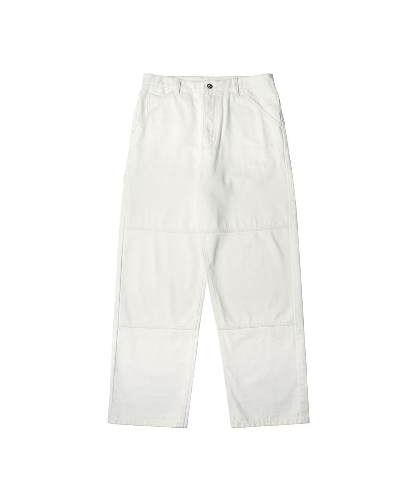 HALBKREIS LAYOUT P10022 Color Carpenter Pants_Cream