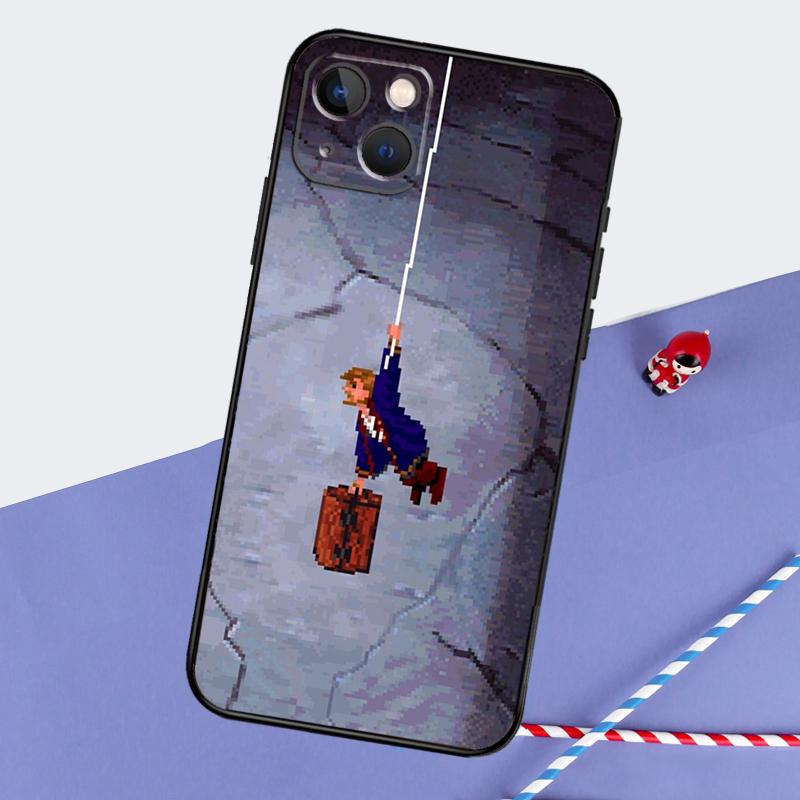 Monkey Island Print Soft Case For iPhone 16 15 14 13 12 11 Pro Max XS X XR 7 8 Plus 13 12 Mini Protection Cover