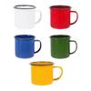 Enamel Coffee Mug Tea Cup Water Cup Housewarming Gifts Drinking Cup Milk Cup for Household Office Apartments Tabletop Drinks