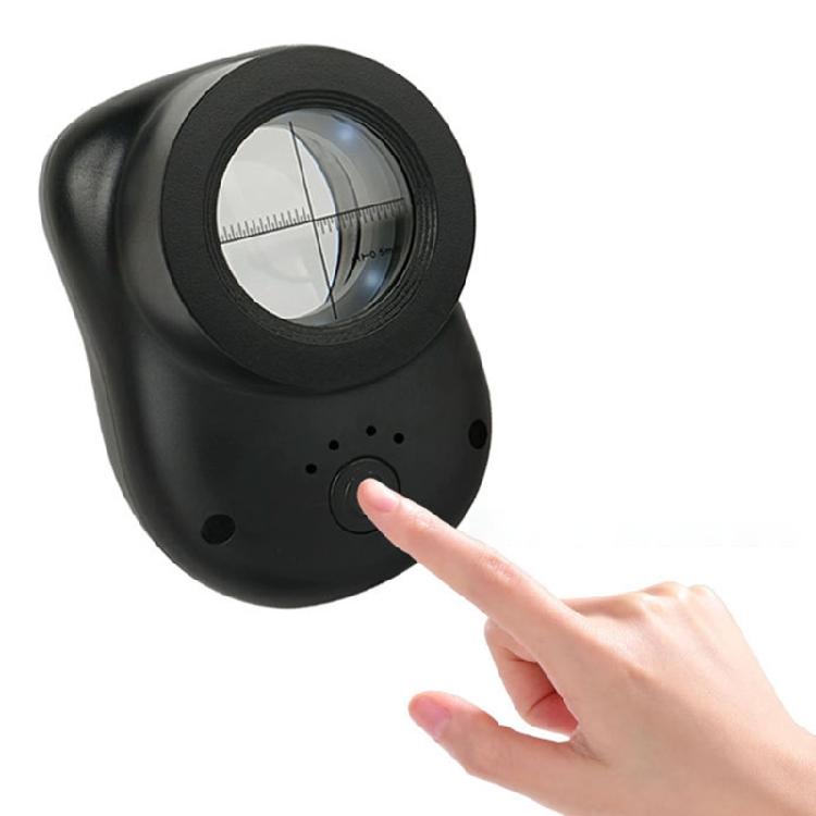 Ergonomic Handheld Magnifying Glass Suitable For Antique Collector Shatterproof ABS Magnifier Handheld