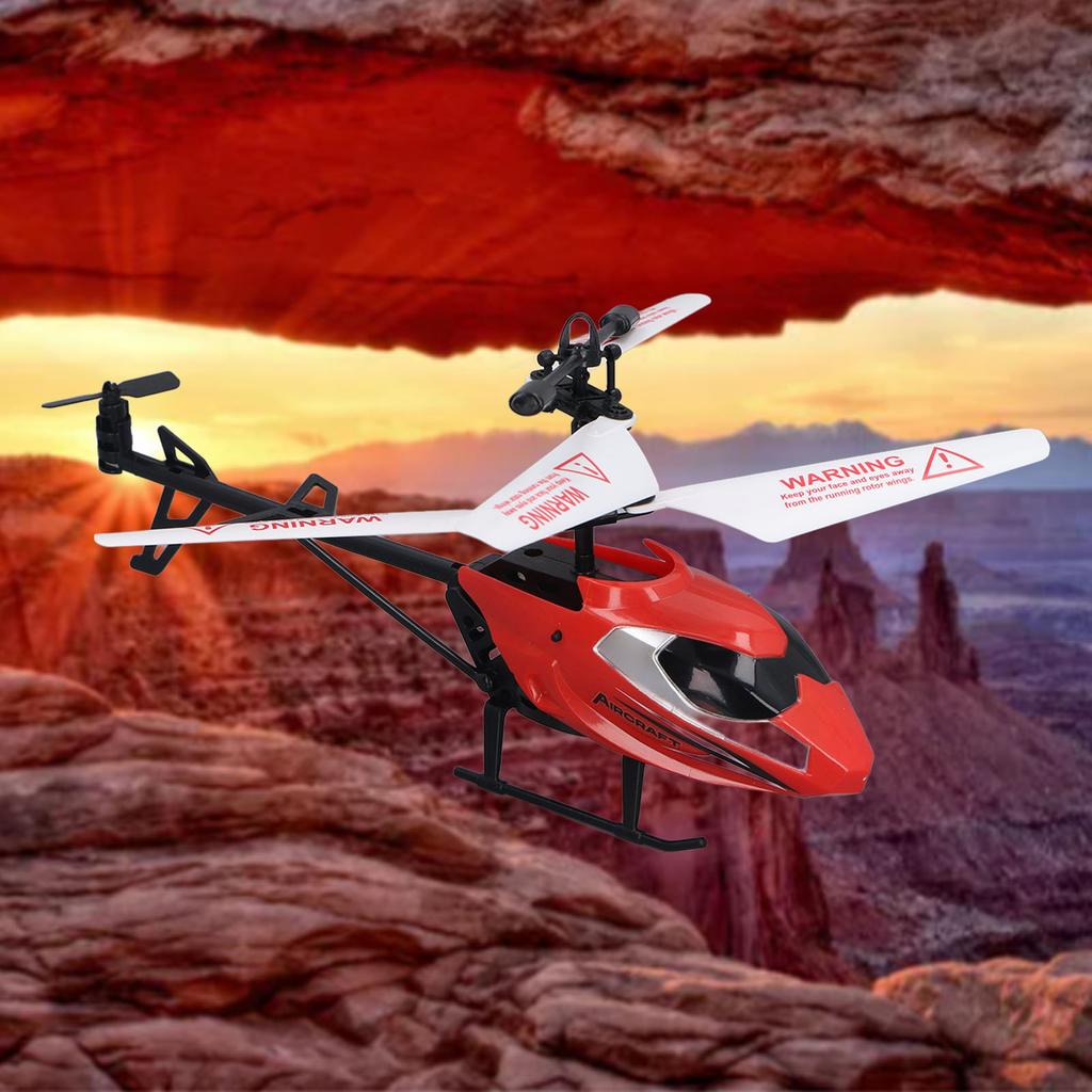 2.5 Channel RC Helicopter Rechargeable Flexible Remote Control Aircraft Toy with Light for Kids Adults