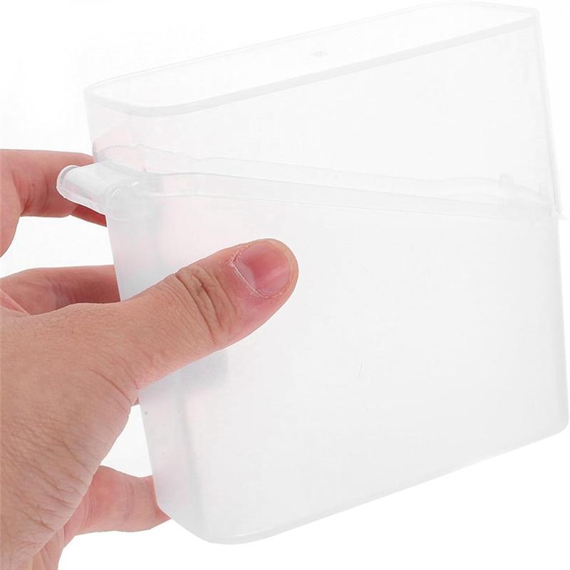 Контейнер для хранения ломтиков сыра ABWR, Держатель для ломтиков сыра, Органайзер для чайных пакетиков, Герметичный контейнер для хранения продуктов, Прочный, Белый