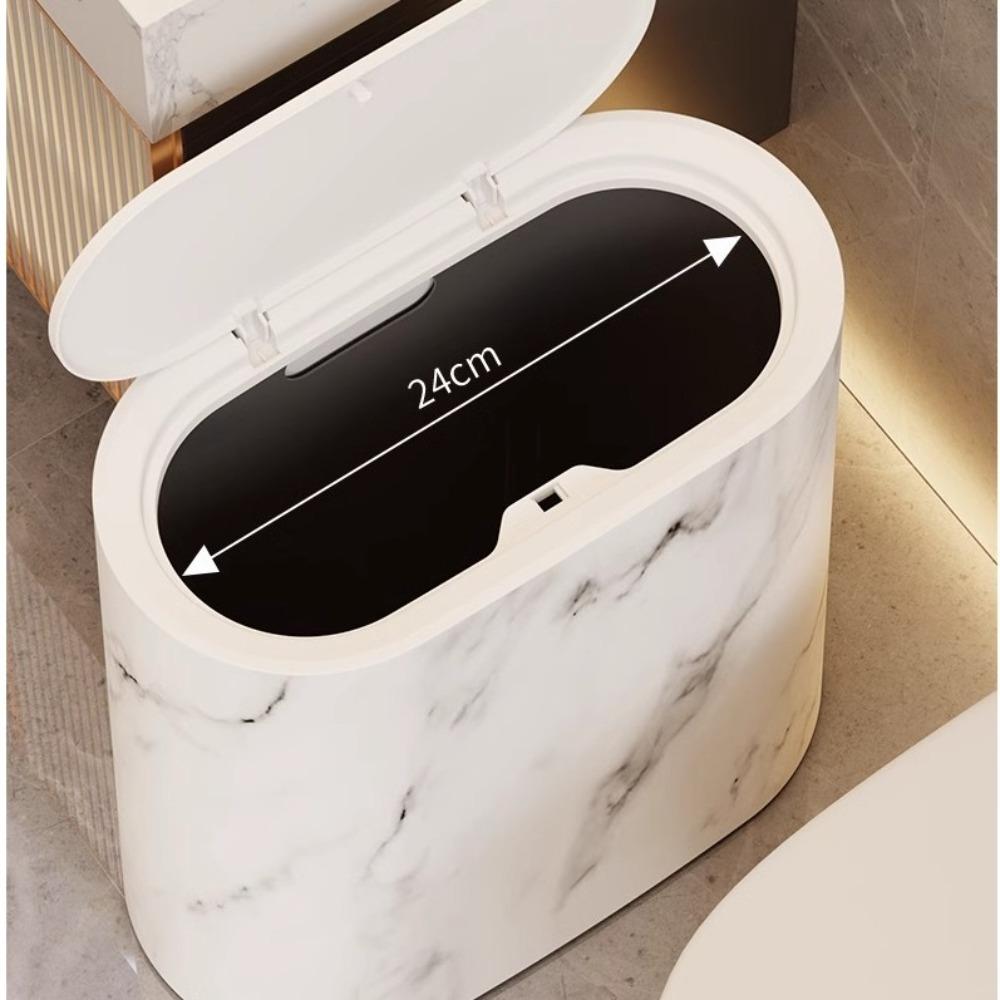 Prullenbakken met deksel voor de badkamer, smalle toiletprullenbak, nieuwe afvalbak voor thuis, binnenhuis, hotel