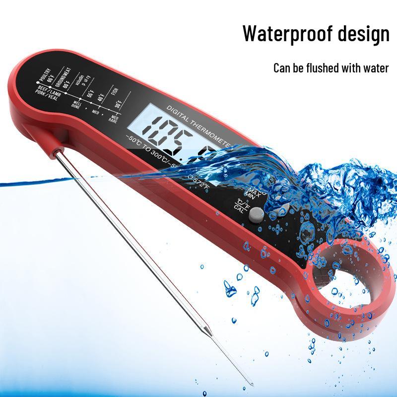 Folding Kitchen Thermometer for Meat, BBQ, and Oven Roasts