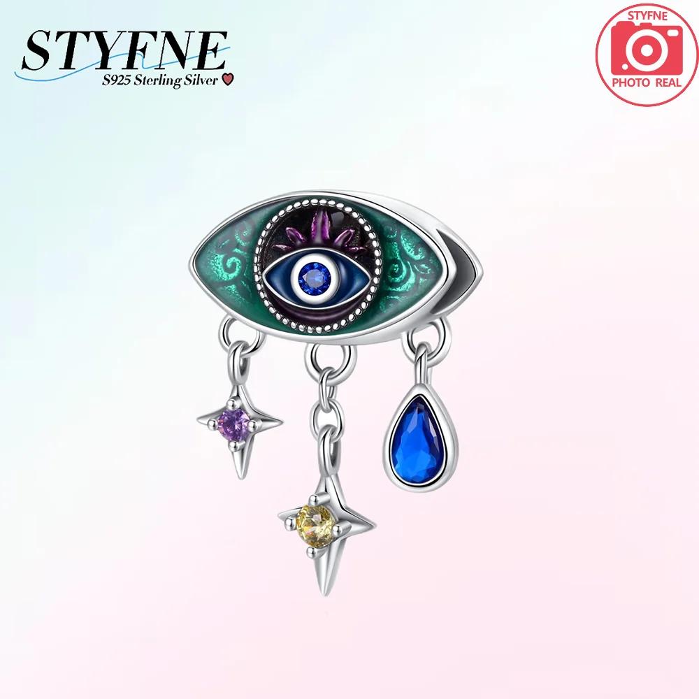 Charm Bead Charms Plata Originales Blue Devil Eyes Bead Charms for Charm Bead Charms copper Bracelets Bead Charms Jewellery Making Womens Gift