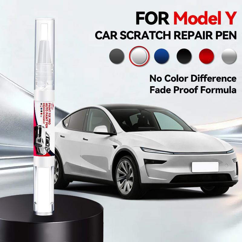Specialized Automobiles For Tesla Model Y 1996-2026 Car Paint Repair Pen Car Touch Up Pen Black White Tesla Wheel Paint Repair A