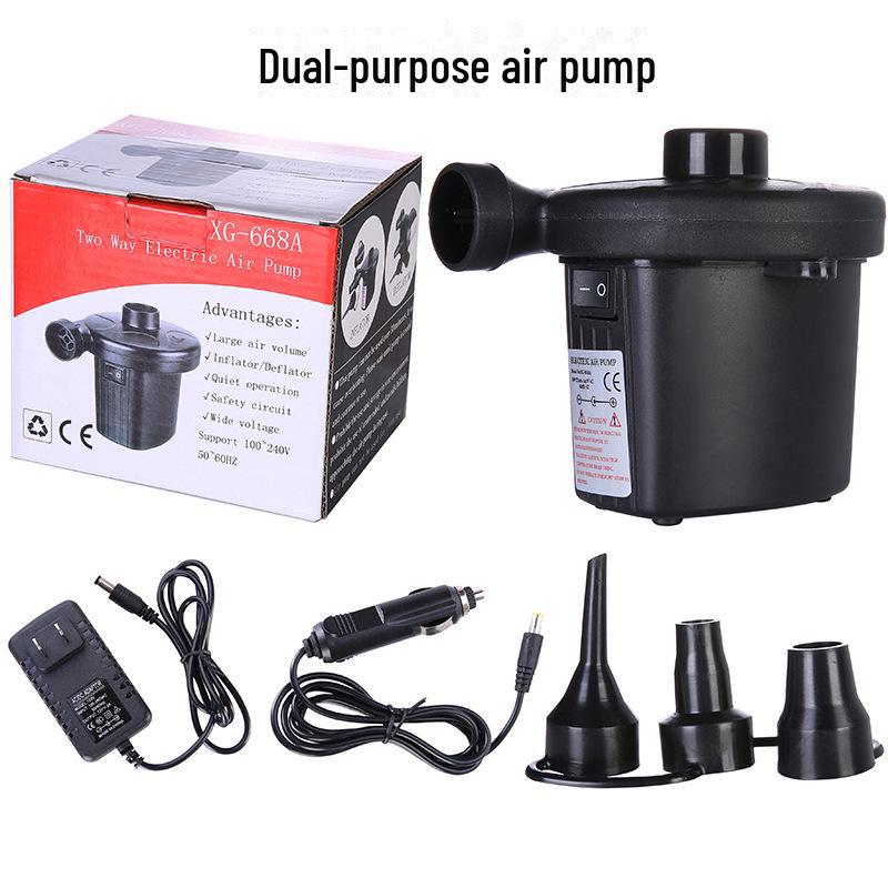 

Электрический ножной насос для мячей для йоги и воздушных шаров - черный, надувной насос двойного действия