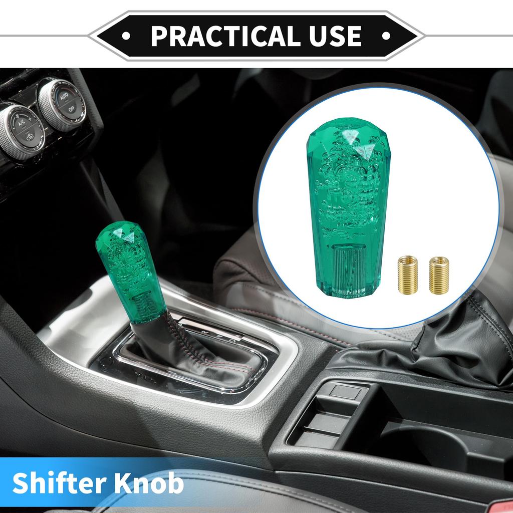 VekAuto Gear Shift Knob Kit 10cm Artificial Crystal Stick Shift Lever Knob for Automatic