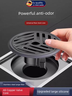 Bouchon de vidange anti-odeur allemand, Dispositif anti-odeur pour salle de bain, Bouchon d'étanchéité d'égout anti-insectes