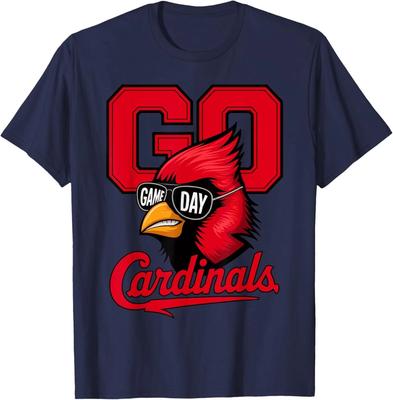 Retro Go Cardinals Spieltag Geschenke für Männer Frauen T-Shirt