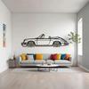 Retro Cabrio Metall Auto Karosserie Wandkunst, Klassisches Auto Geschenk für Männer Garage Dekor Haus Wanddekoration