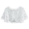 Short Kids Shawls Tulle Mesh Wraps Fashion Lace Cape Cover  Children Girls